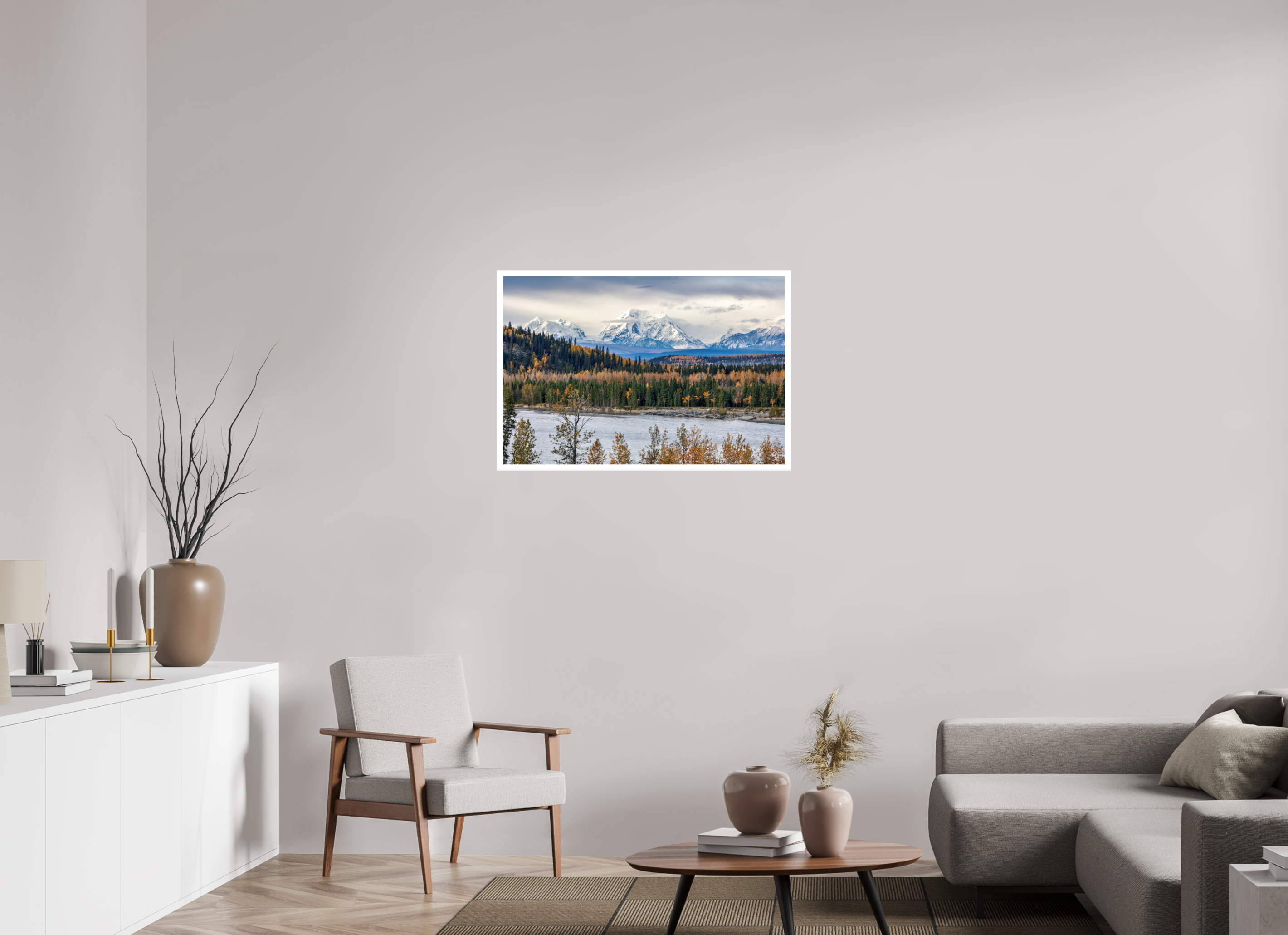 36 x 24″, Metallic Paper w_border The Color of Darkness