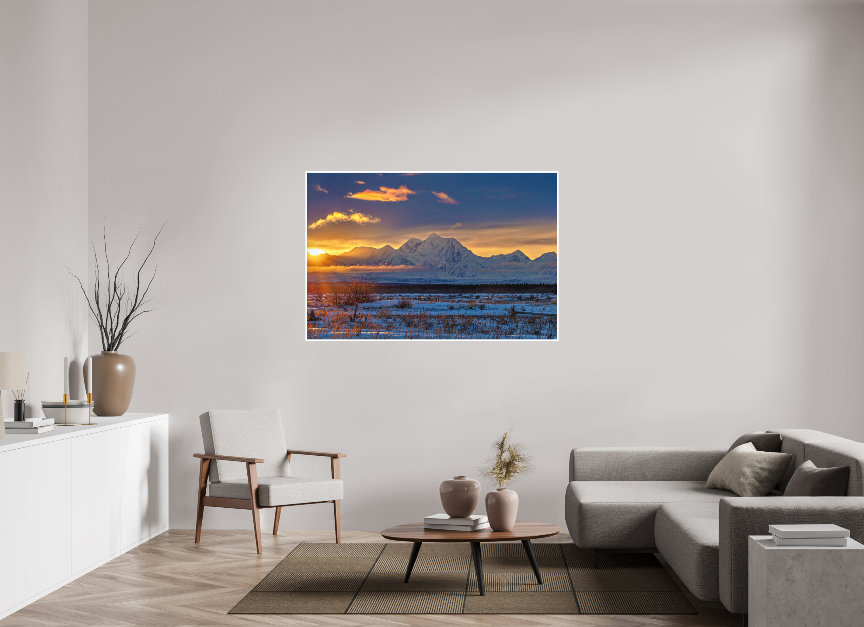 60 x 40″, PaperMatte Hayes' Gilded Repose