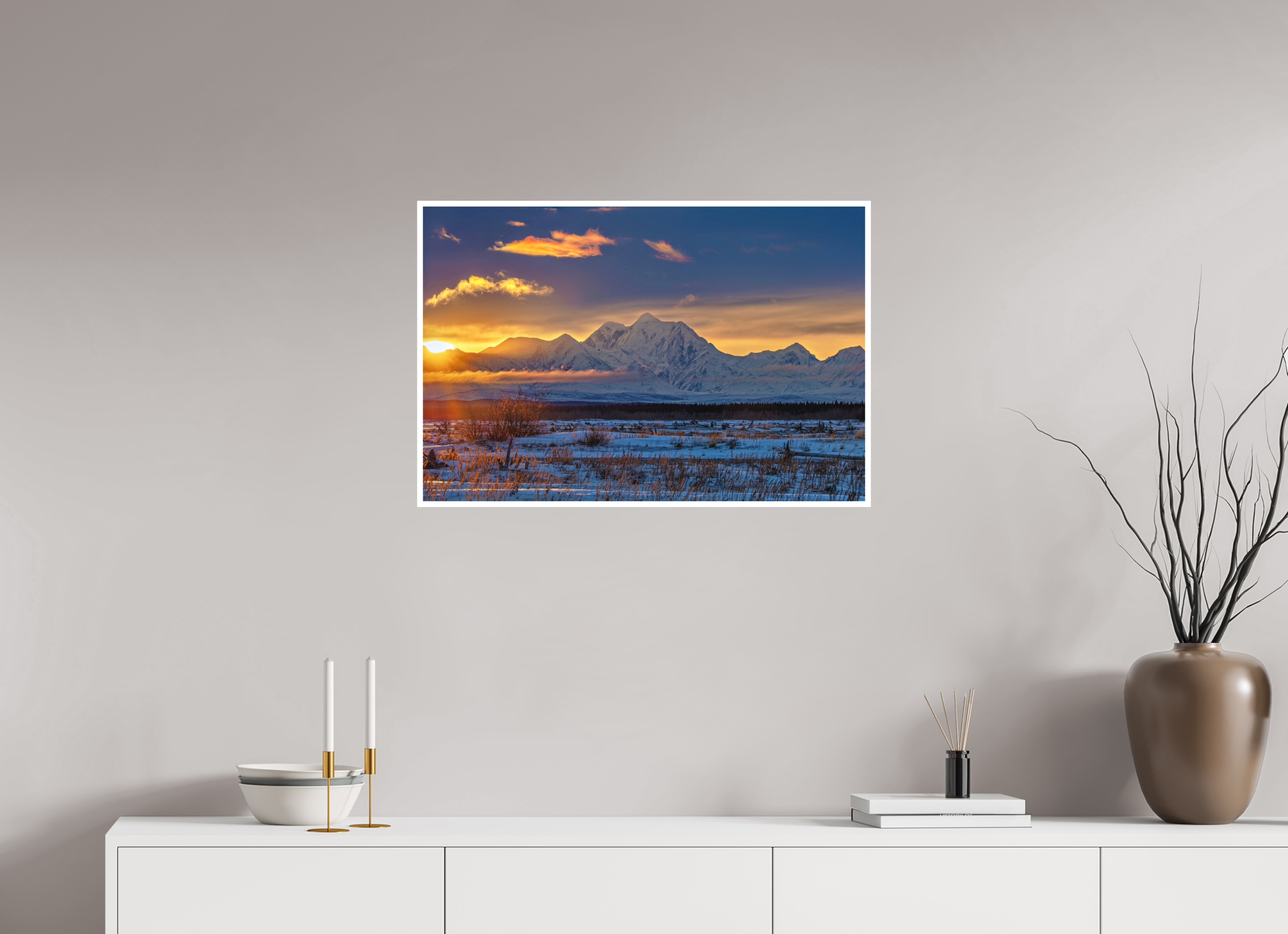30 x 20″, PaperMatte Hayes' Gilded Repose