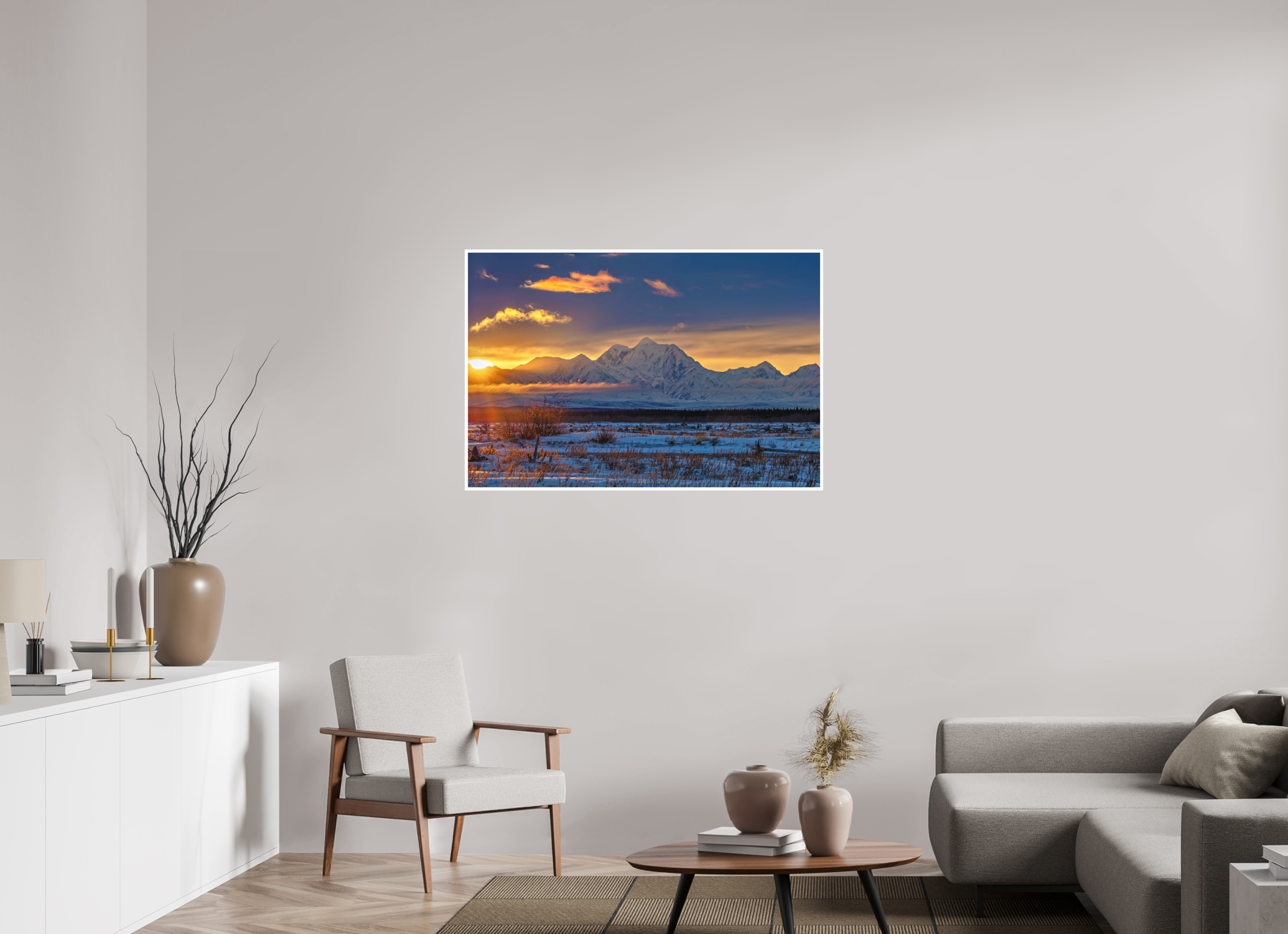 45 x 30″, PaperMatte Hayes' Gilded Repose